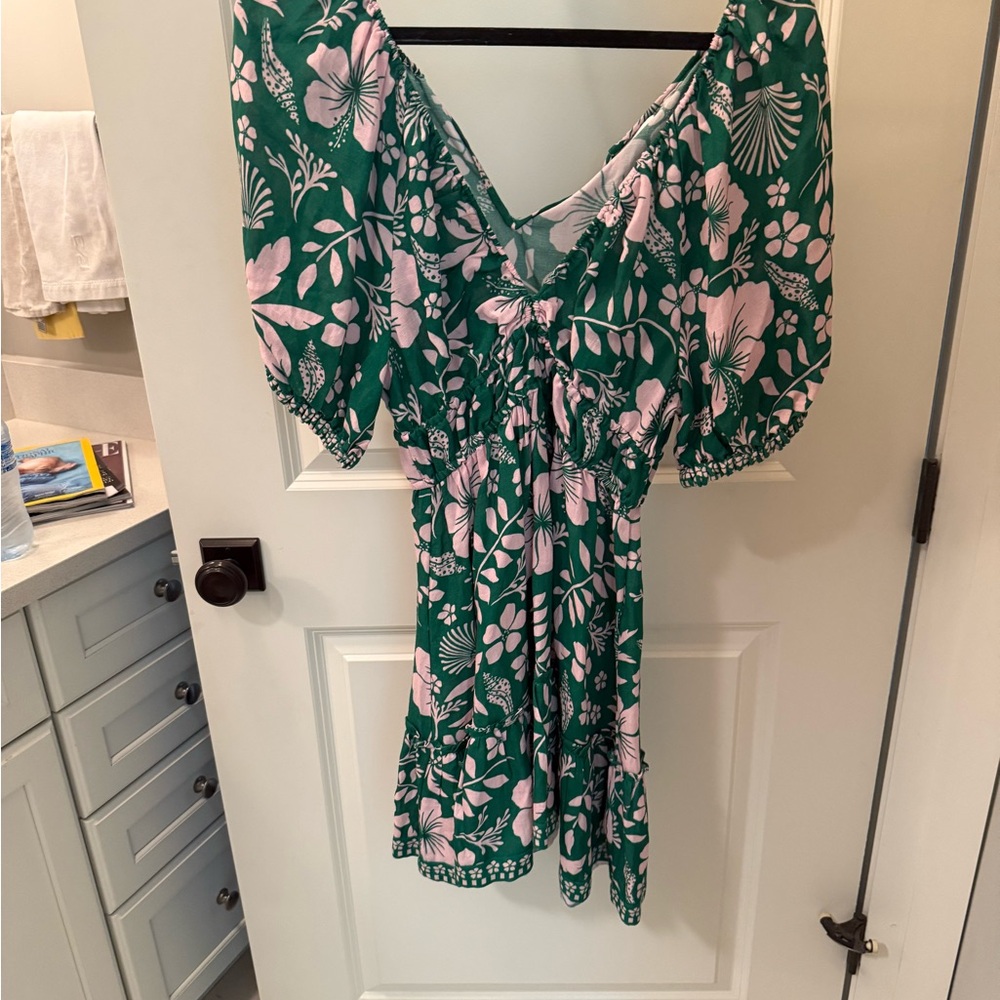 SAYLOR Emerald Floral Mini Dress, NWOT - Picture 3 of 6